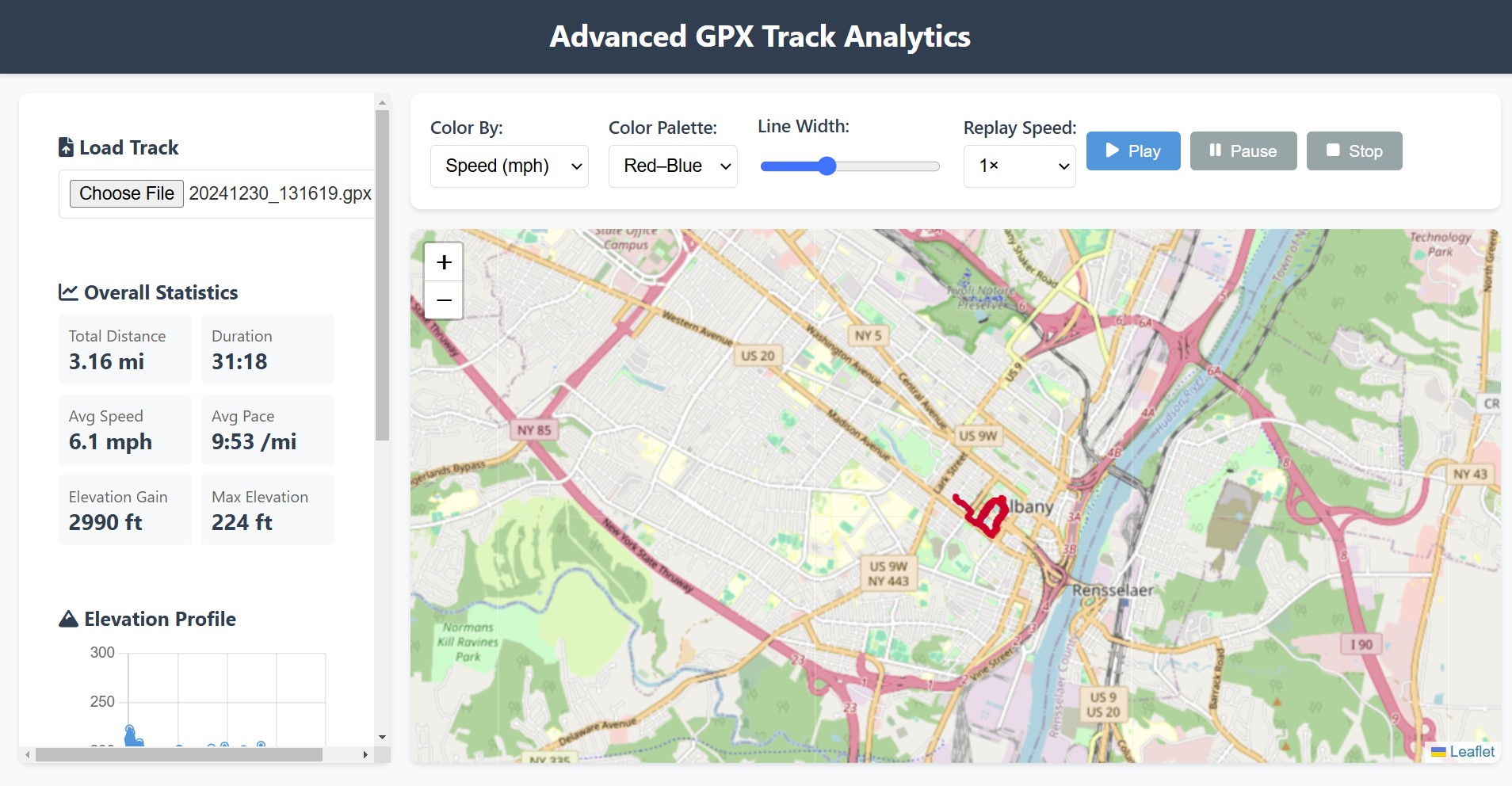 Preview for Run Stats