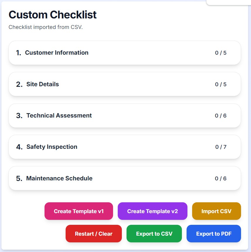 Preview for Site Survey
