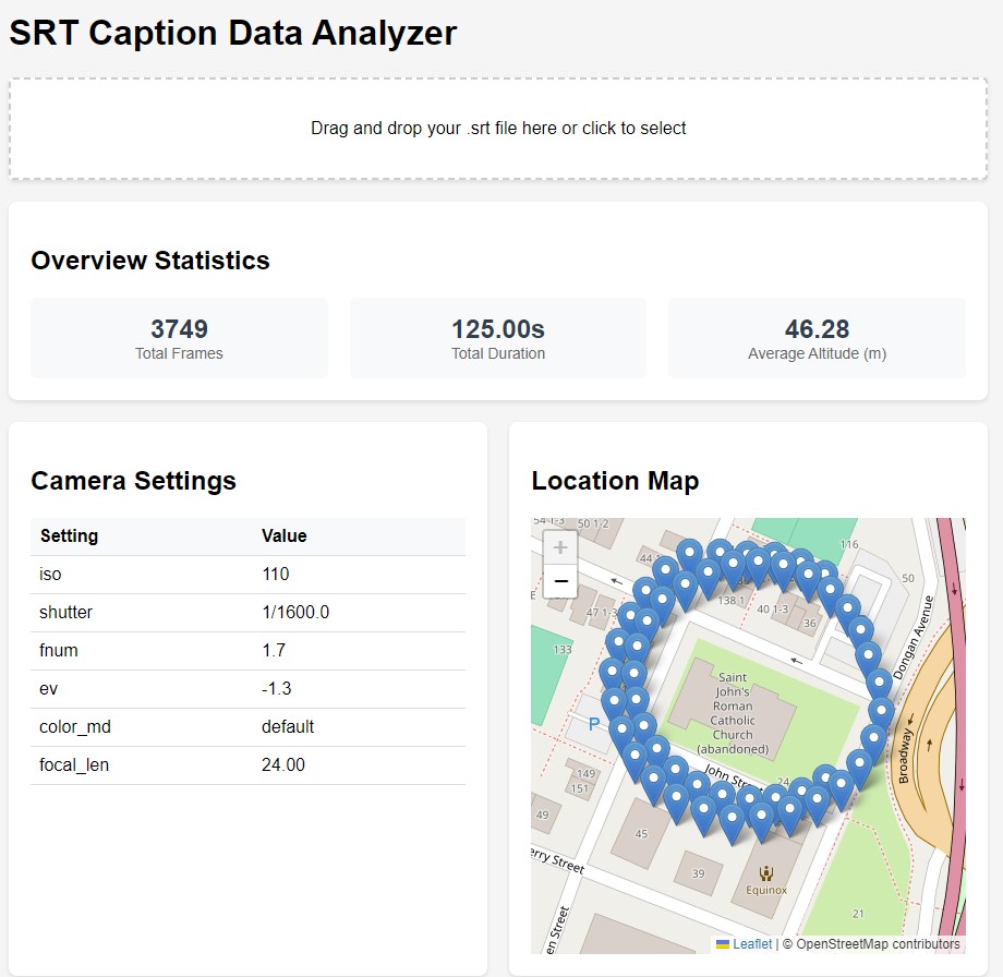 Preview for SRT Visualizer